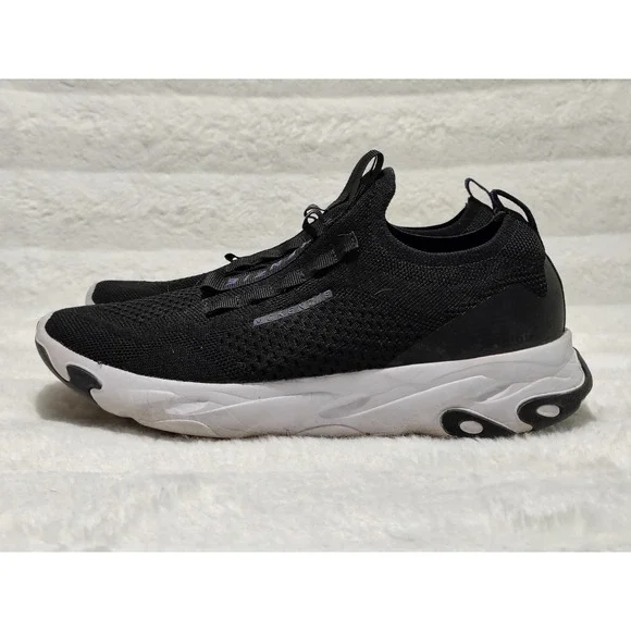 Black Lightweight Sneakers McKenzie Shoes Men's US Sz 8 UK 7 EU 41 Blue Accents - Picture 3 of 9